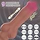 Dildo Vibrator Sex Spielzeug für die Paare Vibration für Frauen Knot Dildos, Anal Dildo Knoten Vibrator Analplug für Männer Sex Toy mit 9 Vibrations & 9 Stoßmodi Diloschwanz für Frauen Extrem Sex