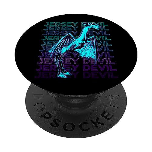 Jersey Devil Cryptid Cryptozoology Retro PopSockets Adhesive PopGrip