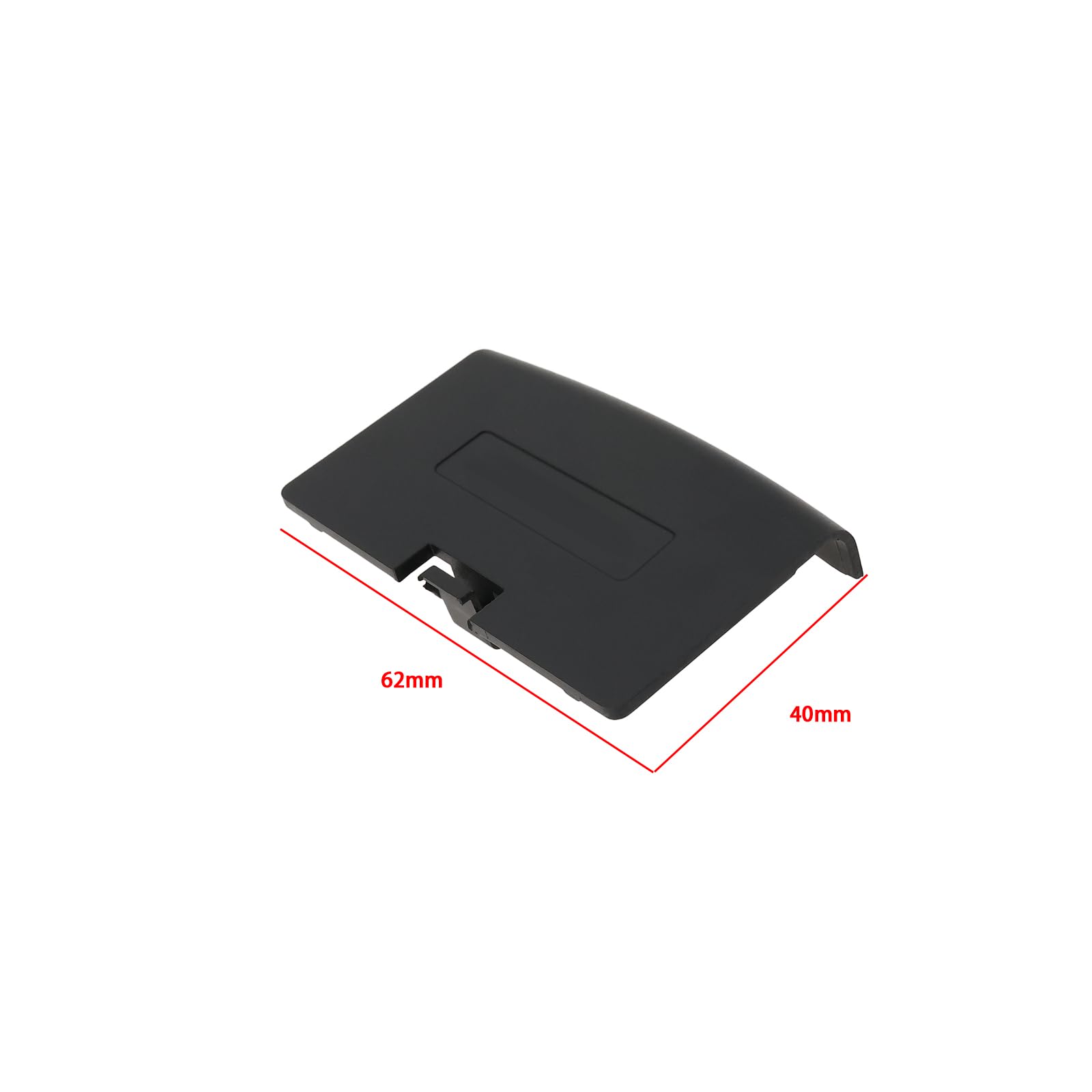 SG Store Lot de 2 cache-piles de rechange en plastique pour console de jeu Nintendo Game Boy Noir