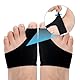 Ruayia Hallux Valgus Socken, 1 Paar Ballenzeh-Korrektoren, Korrektur Bandage Socken, mit integrierten Silikongel-Polster zur Schmerzlinderung bei Hallux Valgus - Schwarz