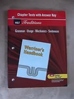Chap Test G8 Holt Trad Warnrhndbk 2008 003099845X Book Cover