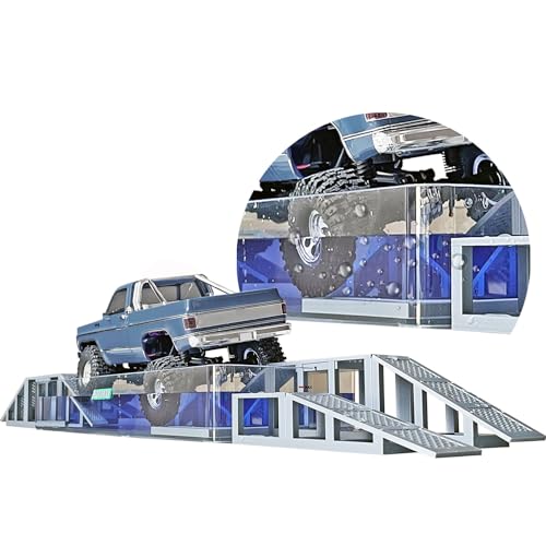 AUHU RC Crawling Wading Water Challenge Obstacle Bridge for 1/18 1/24 Scale RC Crawler Truck (No Vehicle Included)