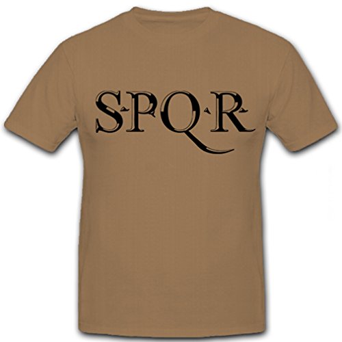 T-shirt SPQR en coton beige taille M aux finitions haut de gamme