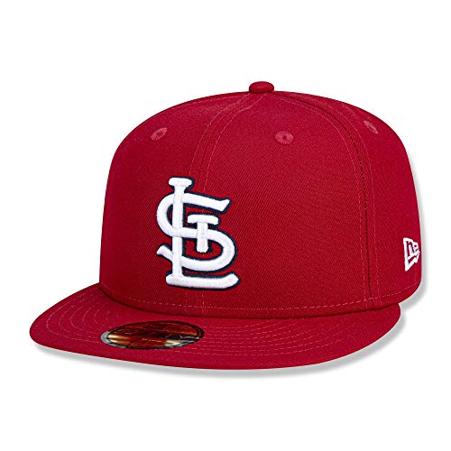 Casquette New Era 59fifty 5950 St Louis Cardinals authentique on field