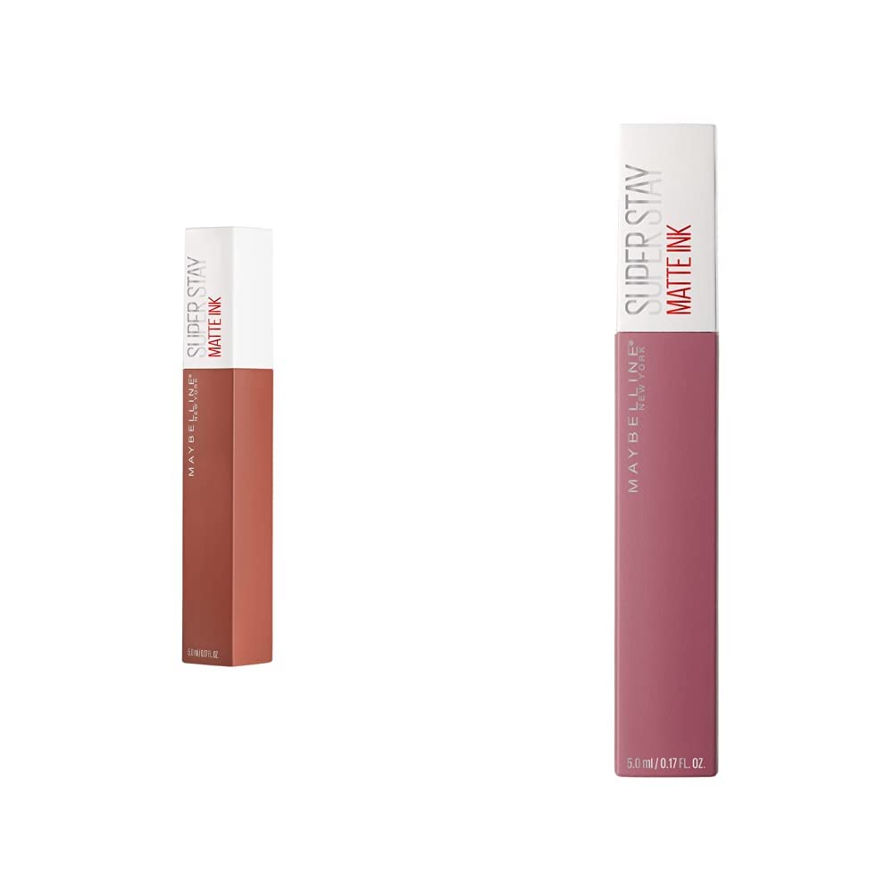 Maybelline New York Superstay Matte Ink, 70 Amazonian & 15 Lover, 5 ml