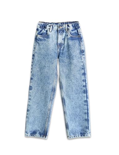 Image of Amazon Brand - Symbol Boys Cotton Baggy Fit Jeans | Casual Denim | Age 6-14 Years