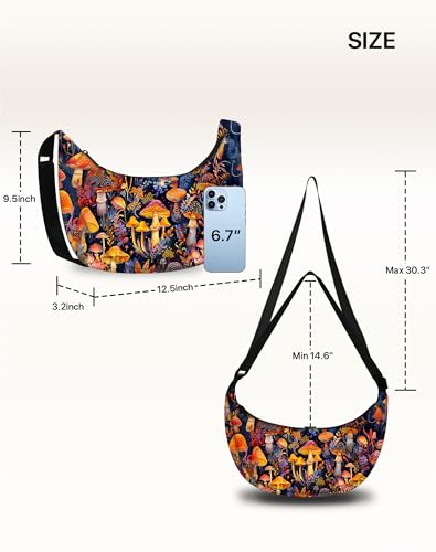 Crescent Bag Crossbody Purse for Women Crossbody Bag Shoulder Bags Travel Outdoor4