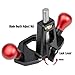 TOOLCOOL Router Plane Handheld Woodworking Tool Simple and Effective Plow Plane for Tuning Joinery Cutting Grooves Mortise (Aluminum alloy Grip)
