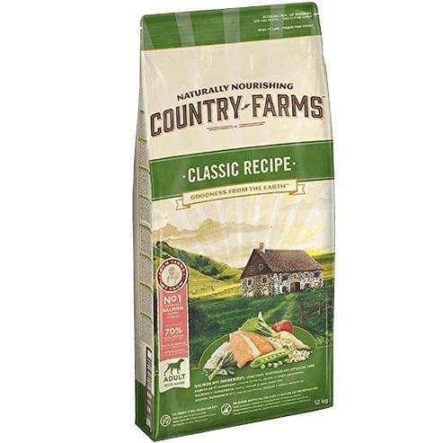 Country Farms Classic SALMÓN 12 KG, Negro, Estandar, 12000