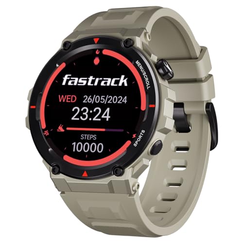 Image of Fastrack Xtreme PRO Smartwatch with 1.43 inch AMOLED Display with 466 * 466 Pixel Resolution|SingleSync BT Calling|AI Voice Assistant|100+ Sports Modes and Watchfaces|Upto 5 Day Battery|IP68