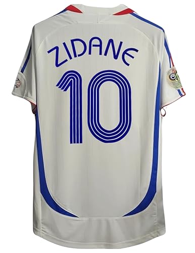Zidane 2006 Soccer Jersey for Men (US, Alpha, XX-Large, Regular, Regular, Home)