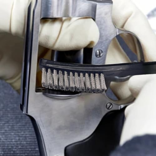 Image of 8 Pack Wire Brush Set - Small Wire Brushes for Cleaning Rust, Paint, Metal Surfaces, Crevices and Detail Cleaning Tools.
