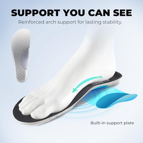 ALLSWIFIT Men's Slip On Wide Toe Box Road Running Shoes,Blue,11 - image 5