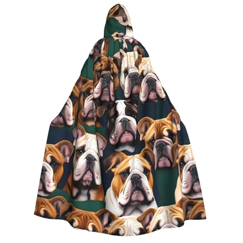 Cape bouledogue anglais Viking médiéval pour trouver un déguisement original d'Halloween et cosplay