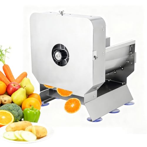 Máquina cortadora eléctrica de vegetales acero inoxidable