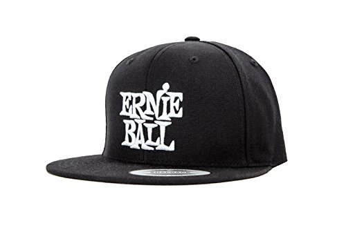 Gorra Ernie Ball Cappellini 4154 Staked ajustable negra de algodón 2