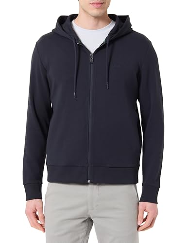 BOSS Men's Sweatshirt, Dark Blue 402, M