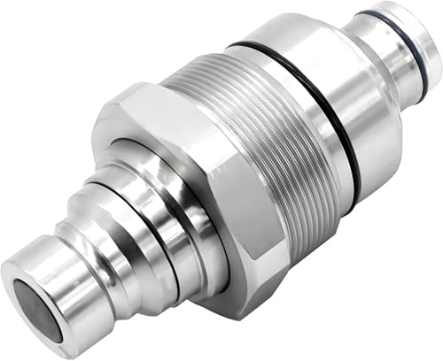Image of 7246799 AT406474 Hydraulic Male Flat Face Quick Coupler Compatible with Bobcat 753 763 773 863 864 883 A770 Johnn Deeree 318E 319E 320E, 47396760 373-6967 V1311-77140