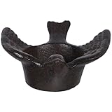 Abaodam Cast Iron Bird Candle Holder Vintage Tea Light Stand Decorative Home Decor Centerpiece Tabletop Metal Candle Stand 4.72X4.01X1.41In