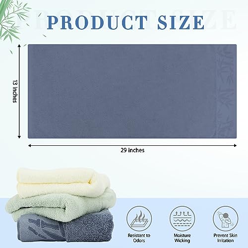 Seisso JQ-MJ-F005-GY-6X Hand Towels 6 Pack - Soft Viscose Made From Bamboo Hand Towel thumb #5