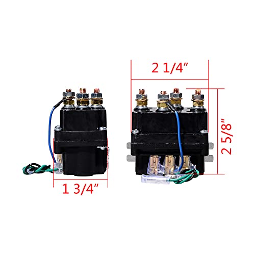 Relé Solenoide para Winch 12V 250A para ATV UTV 2000-5500lbs miniatura 2