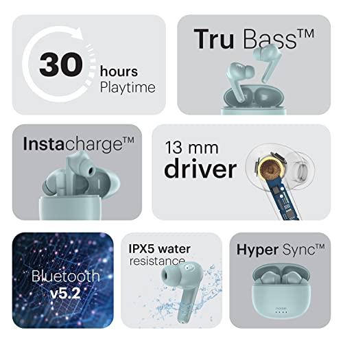 Image of Noise ColorFit Pulse Spo2 Smart Watch with 10 Days Battery Life & Buds Vs104 Bluetooth Truly Wireless in Ear Earbuds with Mic, 30-Hours of Playtime, Instacharge, 13Mm Driver and Hyper Sync