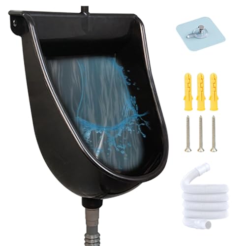 Urinoir extérieur, urinoirs pour les hommes garage mural usal sans eau époustouflant avec des urinoirs en plastique résistant aux UV de 59