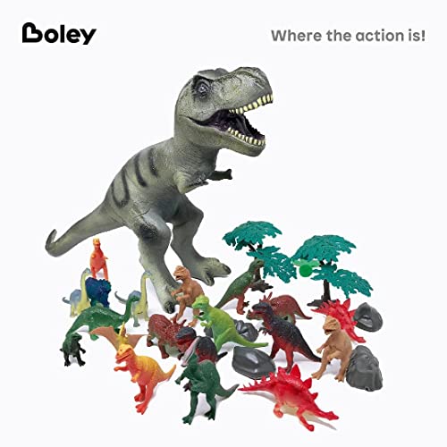Boley Jumbo Monster 22" Soft Jurassic T-Rex Toy - Big Educational Dinosaur Action Figure, Designed For Rough Play - Dinosaur Party Toy, And Toddler Dinosaur Gift #TOP5