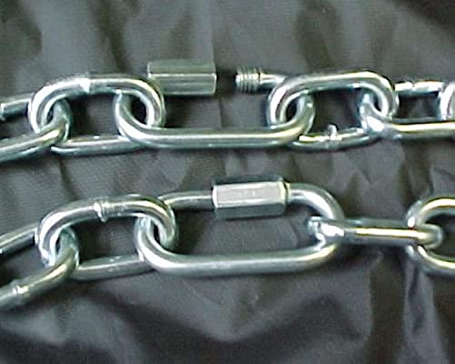 Yardware Etcetera Quick Links 3/16 Inch Zinc Plated 24 Pack - 620 Pound Working Load Limit- Chain Links #TOP3
