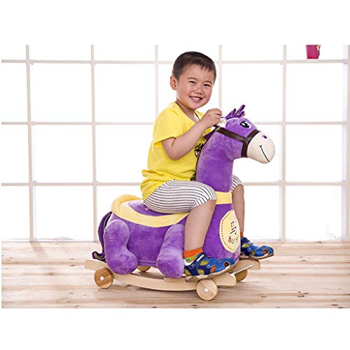 Schaukelpferd Kinderschaukelpferd, Kinderschaukelpferd Spielzeug, Pferd Kuscheltier Rocker Spielzeug for 1-6 Jahre alt… – Bild 7