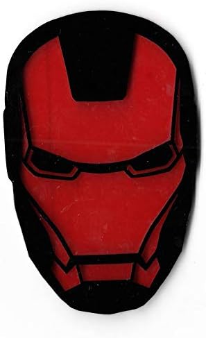 The Logo Man Acrylic 3D Ironman Car Bike Sticker, 2.32 x 3.54 x 0.19 Inches, Multicolour
