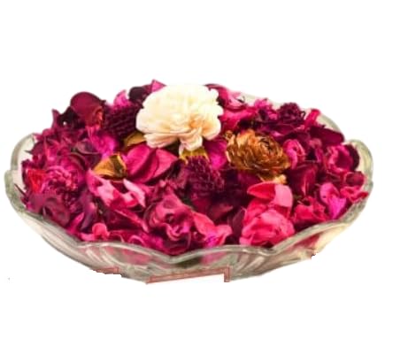 COREESSENCE Rose & Orange Natural Potpourri Combo | Dried Botanical Fragrance Mix Decorative Bowl Filler | Aromatic Floral Citrus Home Decoration | Long Lasting Room Freshening Sachet 2
