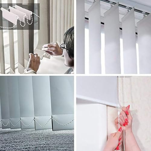 Rideaux verticaux instables : solution avec le kit plaque inférieure Alasum - 6