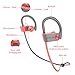 LETSCOM Bluetooth Headphones V5.0 IPX7 Waterproof, Wireless Sport Earphones, HiFi Bass Stereo Sweatproof Earbuds W/Mic, Noise Cancelling Headset for Workout, Running, Gym, 8 Hours Play time