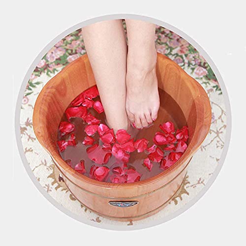 Barril para baño de pies 35 cm para pedicura con tapa y masajeador miniatura 4