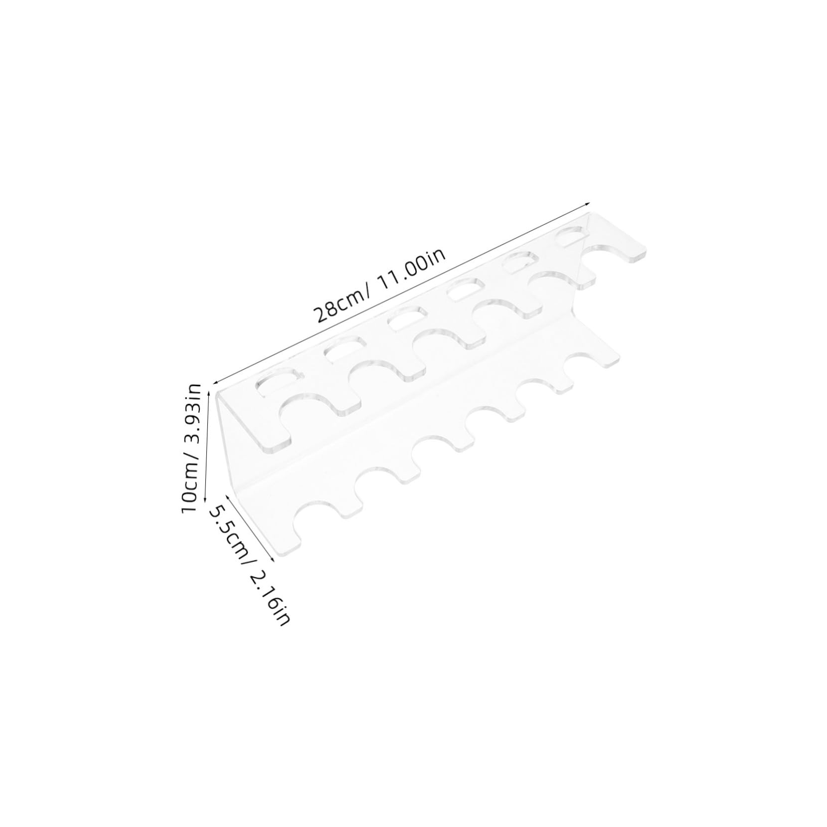 Unomor Laboratory Pipette Holder Pool Cue Rack Dish Display Stand Pool Cue Storage Hanger Pipette Tip Rack Loader Test Tube Rack Pipette Stand Pool Stick Holder Transparent