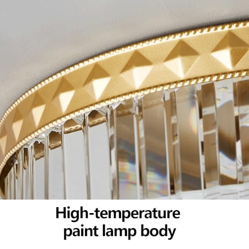 Plafonnier LED cristal variable : 3 couleurs d'éclairage pour votre intérieur - 7