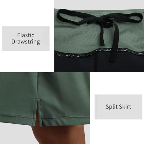 Image of ANIVIVO Skirted Legging for Women, Yoga Legging with Skirts &Women Tennis Leggings Clothes Pockets