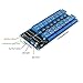 Diitao 12V 16 Channel Relay Module Board Optocoupler LED LM2576 Power Low Level Trigger 16 CH Expansion Board (12V 16-Channel)