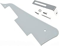 Vista 24 de KAISH Golpeador de guitarra Abalone Pearl LP con soporte negro para Epiphone Les Paul