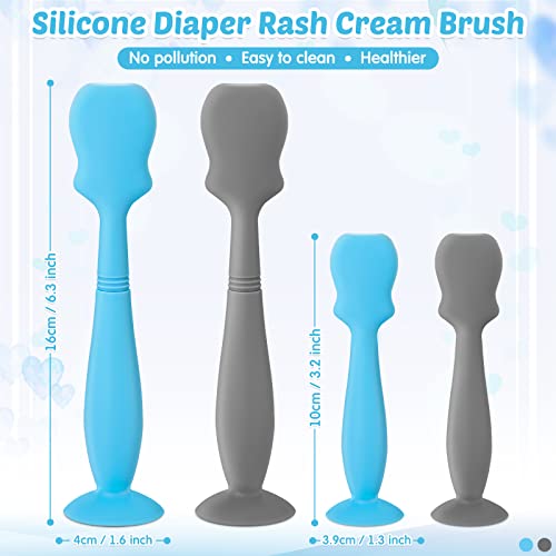 4 Pack Baby Diaper Cream Spatula Applicator Soft Silicone Baby Butt