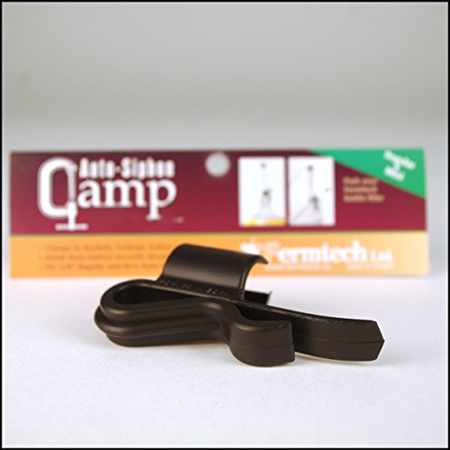 Fermtech Auto-Siphon Mini 15" With 6 Feet Of Tubing, Brush Clamp |Wine Beer Kombucha Easy Siphon. Fastrack Ing System #TOP5