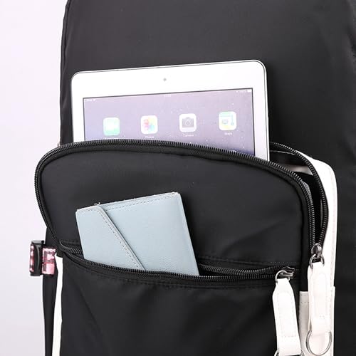 Roffatide Anime Kurom Print Business Casual Laptop Ombros Mochila Viagem Caminhada Mochila Diária 17