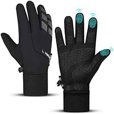 Thermal Winter Gloves for Men Women, Freezer Warm Gloves, Anti-Slip Waterproof Lightweight Touch Screen Gloves for Hiking Running Cycling Driving