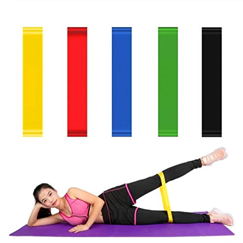 VIHAX Resistance Bands for Legs and Butt - Set of 5 Workout Bands for Stretching, Fitness, Physical Therapy, Home Workout - Multi Colour (1) (B089K5VP6N) Amazon Price History, Amazon Price Tracker