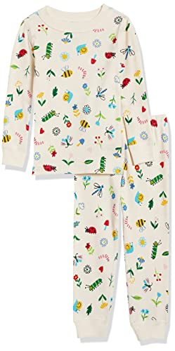 Image of Moon and Back by Hanna Andersson Unisex Kids' Organic Cotton Long-Sleeve Top and Bottom Pajama Set