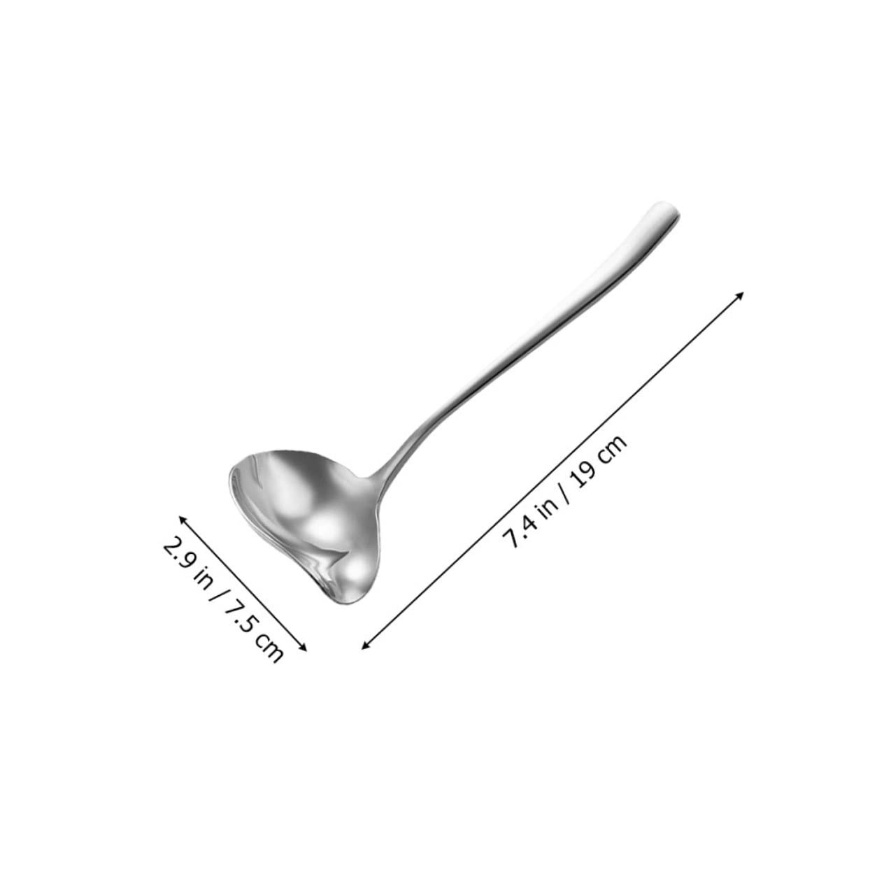 Cabilock Unique Silverware Sauce Serving Spoon Gravy Ladle Smooth Surface for Easy Cleaning