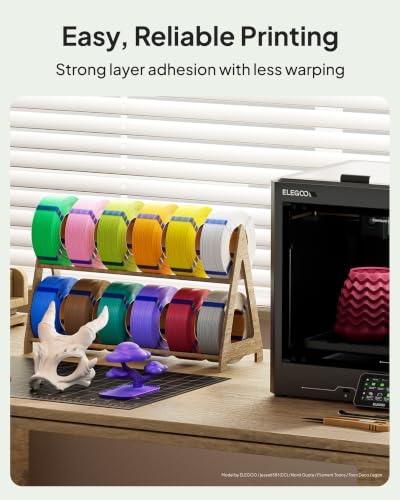 Image of ELEGOO PLA Basic Refill Filament 1.75mm Megenta 1KG, 3D Printer Filament No Spool Dimensional Accuracy + /- 0.02mm, 3D Printing PLA for Reusable Spool Refilling