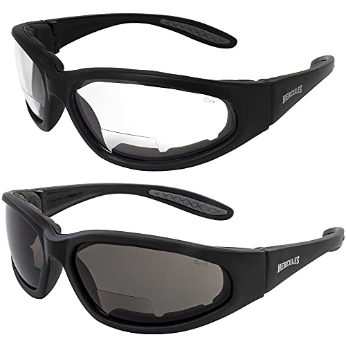 Lunettes de sécurité bifocales 2.0 anti-buée éliminez la poussière avec la mousse EVA lot de 2