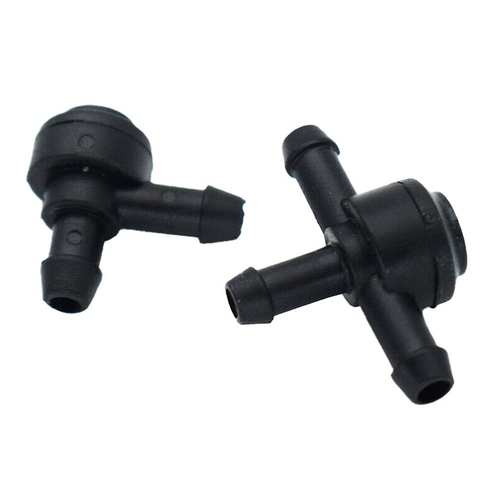 Riloer 2 pezzi valvola a 2 vie e 3 vie tubo di ritegno lavacristalli per Volvo C30 C70 S40 S60 S70 S80 V50 V70 XC60